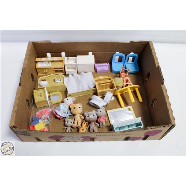 ESTATE CHILSRENS MOUSE TOY FIGURES WITH