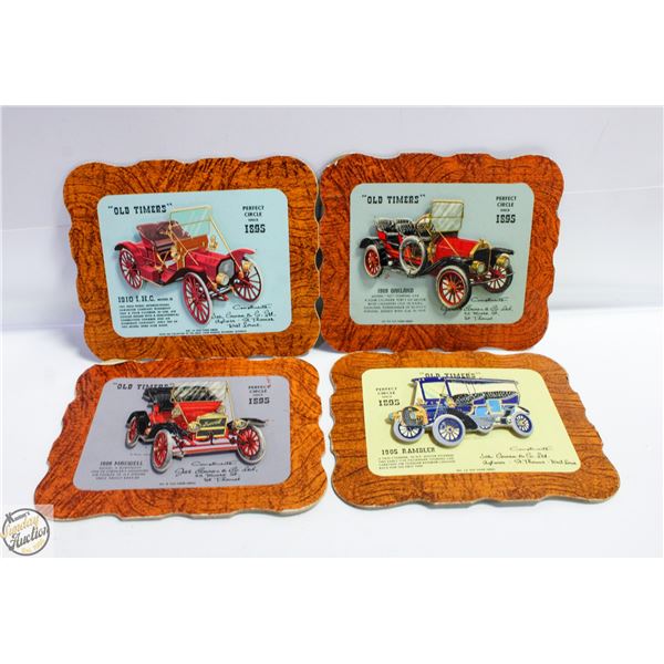 4 OLD TIMERS PERFECT CIRCLE EZE HANGERS