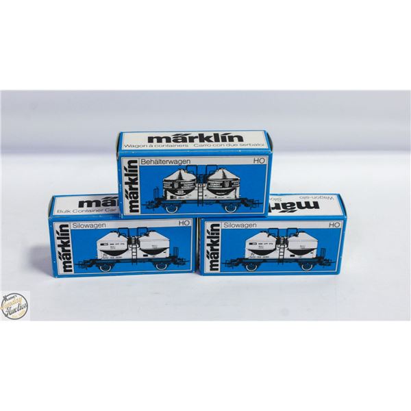 (30) MARKLIN HO TRAIN CARS LOT OF TWO PLUS