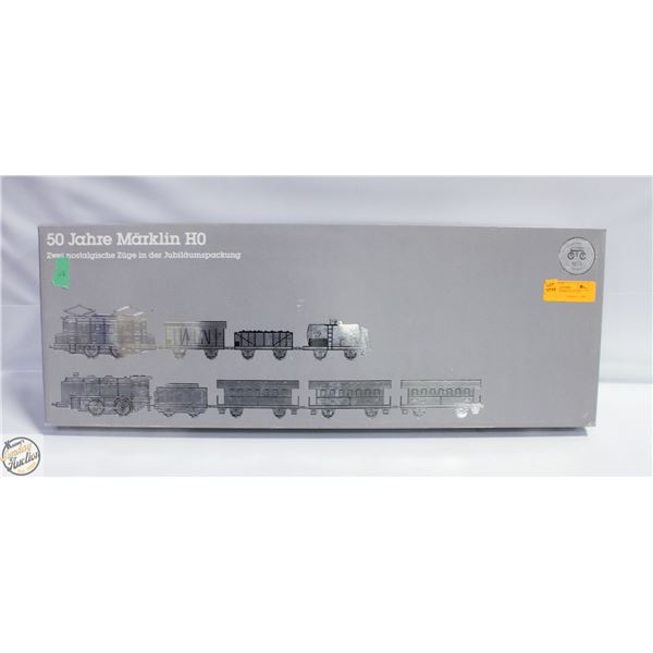 (2) 50 YEARS MARKLIN HO SET TRAIN SET
