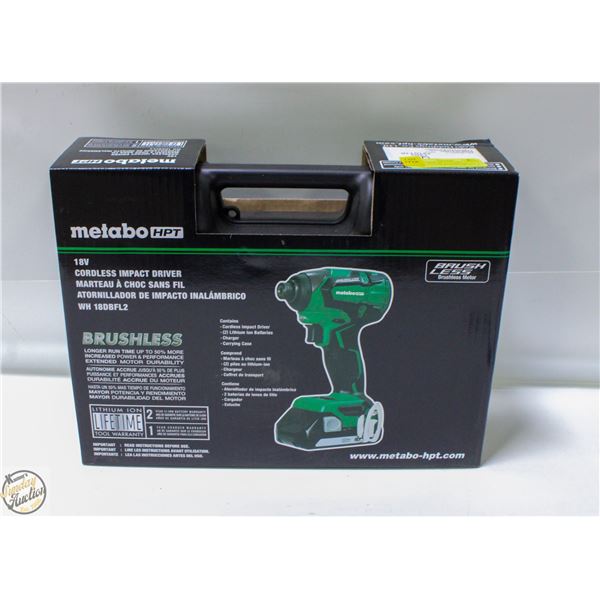 BRAND NEW METABO HPT 18VOLT CORDLESS IMPACT DRIVER