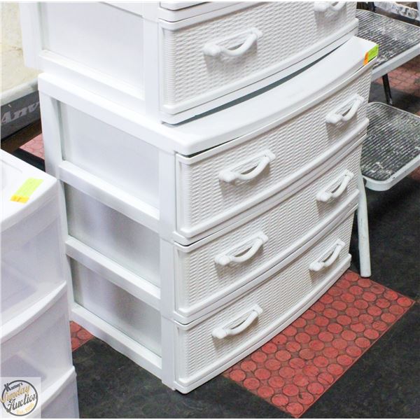 3 DRAWER STORAGE BIN EXTRA WIDE
