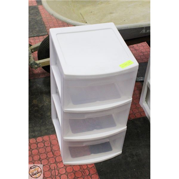 STERILITE 3 DRAWER STORAGE