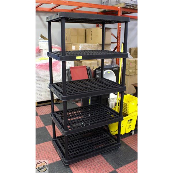 5 TIER DEEP RESIN SHELF H-72.5"