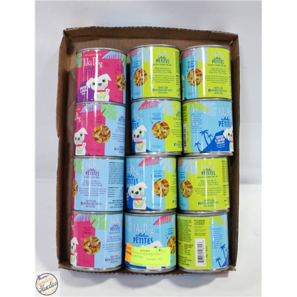 12 X 255G CANS TIKI DOG FOOD ALOHA PETITES