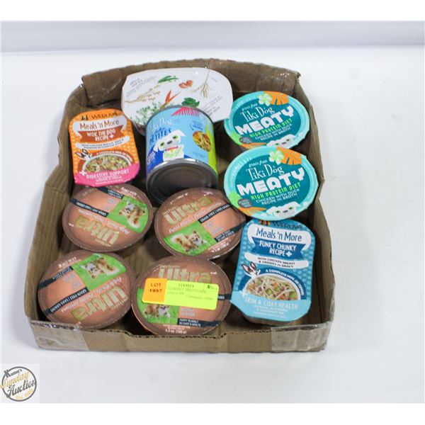 MIX OF 10 SMALL BREED DOG FOODS: 255G CAN