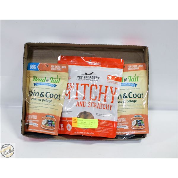 2 X150G PACKS HEAD TO TAIL XL DOG BREED