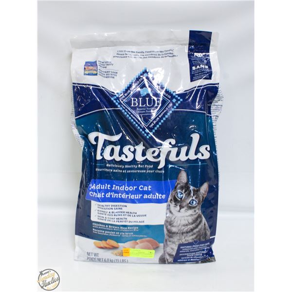 15LB BLUE BUFFALO TASTEFULS ADULT INDOOR