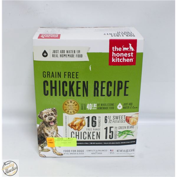 10LB THE HONEST KITCHEN ADULT DOG FOOD-