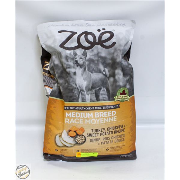11LB ZOE MEDIUM BREED DOG FOOD TURKEY