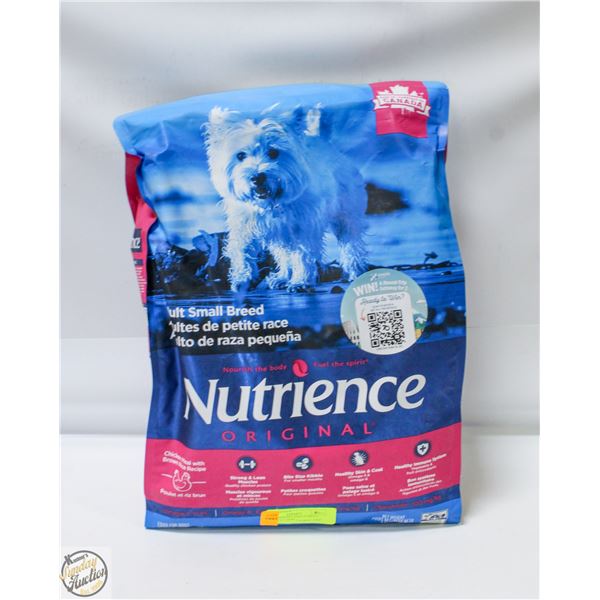 11LB NUTRIENCE ADULT SMALL BREED DOG FOOD