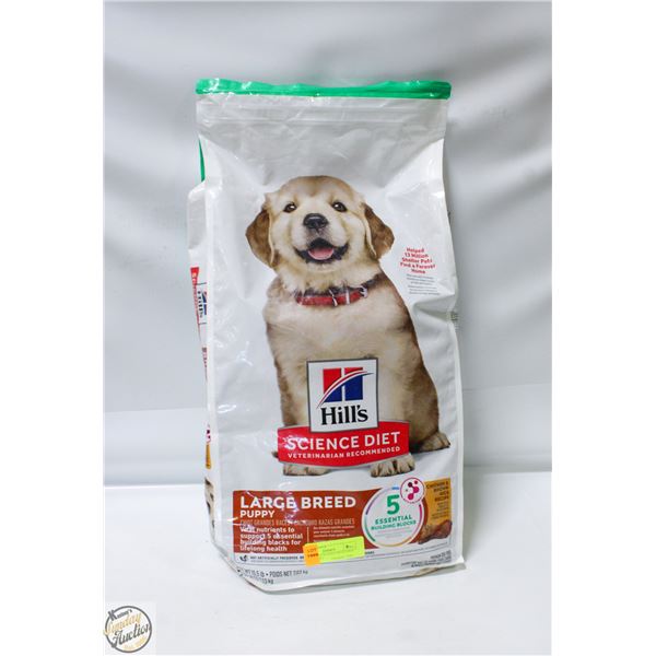 15.5LB HILLS SCIENCE DIET LARGE BREED PUPPY