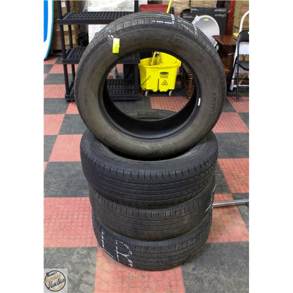 SET OF (4) 235/65R18 TIRES