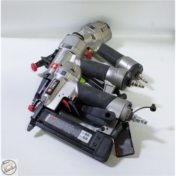 3 PORTER CABLE NAIL GUNS