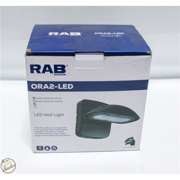 RAB LED EXT WALL FIXT. 15W