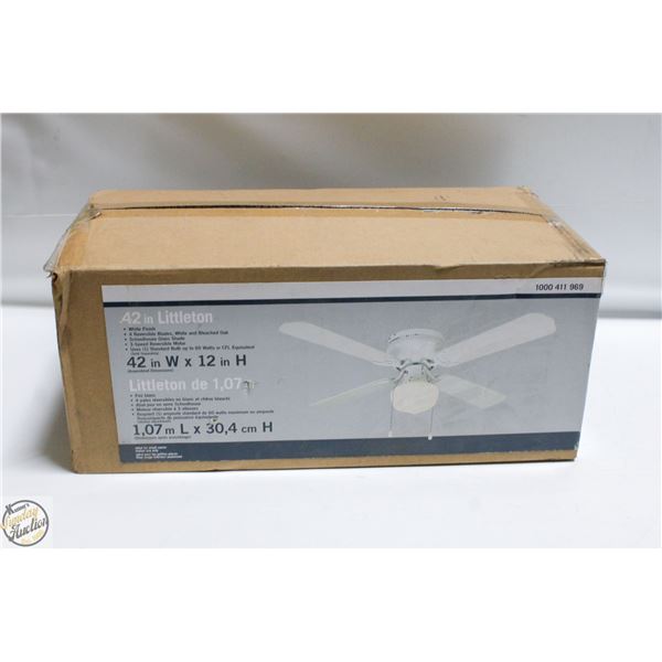 4 BLADE 42" CEILING FAN