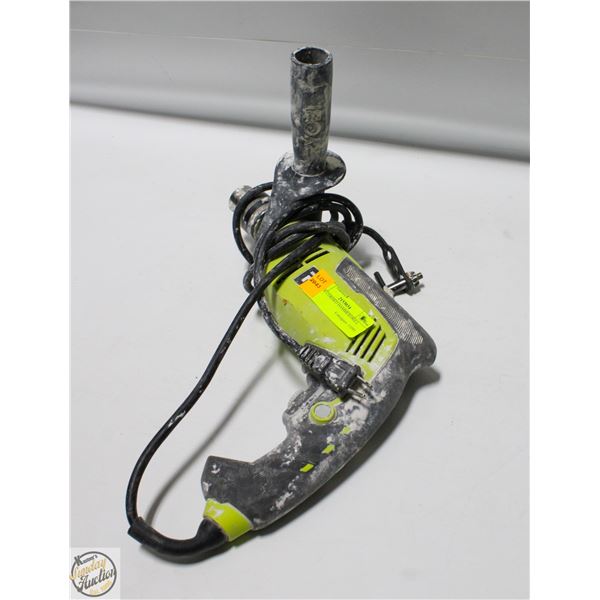 RYOBI CORDED HAMMERDRILL
