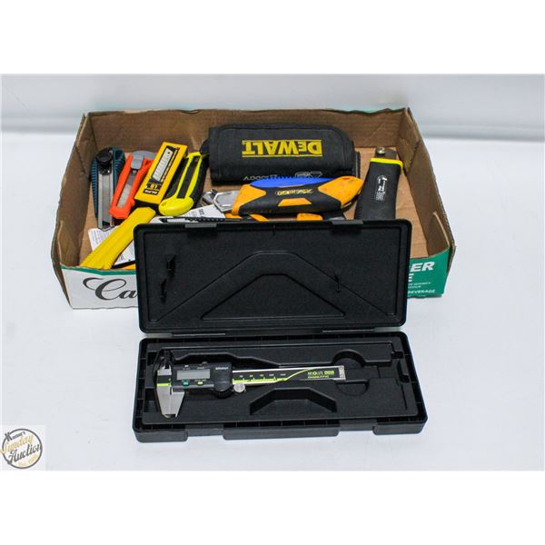 FLAT OF ASSORTED HAND TOOLS