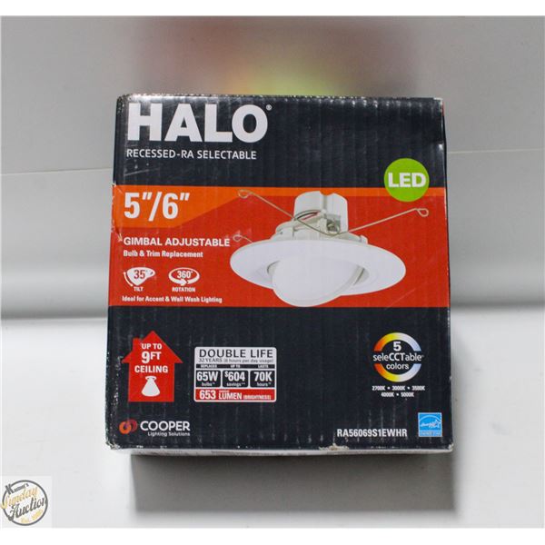 HALO RECESSED LIGHT (5"/6") SELECTABLE