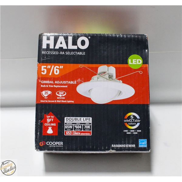 HALO RECESSED LIGHT (5"/6") SELECTABLE