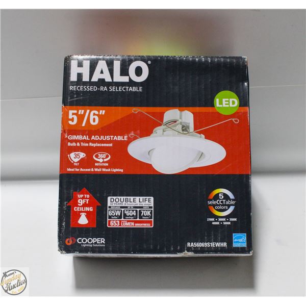 HALO RECESSED LIGHT (5"/6") SELECTABLE