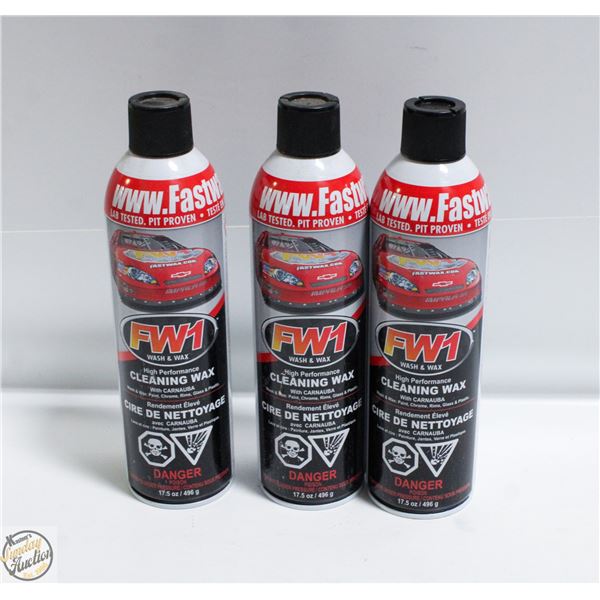 3PK AUTO CLEANERS/WAX