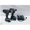Image 1 : TWO MAKITA 18V DRILLS WITH BATTERY AND CHARGER