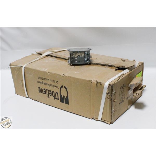 CASE OF 50 SINGLE GANG DEVICE BOXES