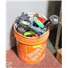 Image 1 : BUCKET OF DRYWALLING SUPPLIES NEW+USED