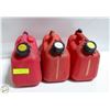 Image 1 : FUEL/GAS CAN (PLASTIC) - QTY 3