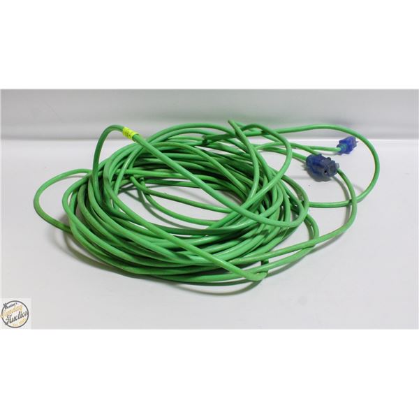 100FT GREEN OUTDOOR EXTENSION CORD