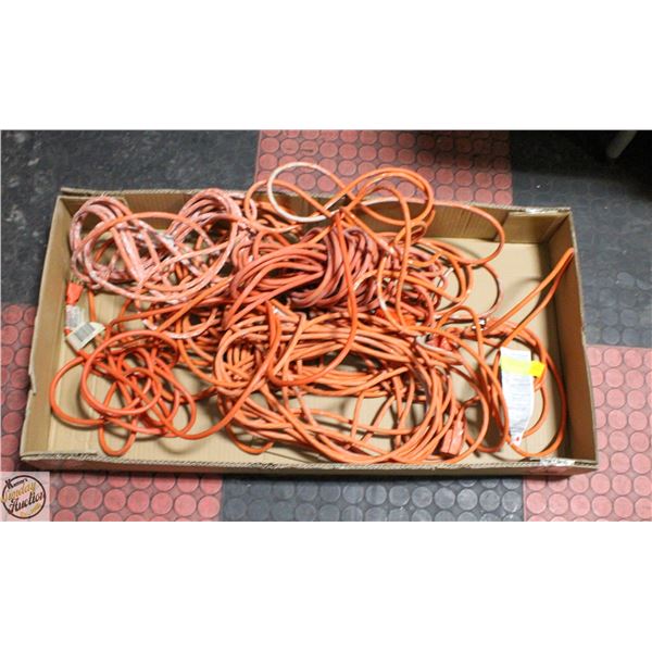LOT OF EXTENSION CORDS