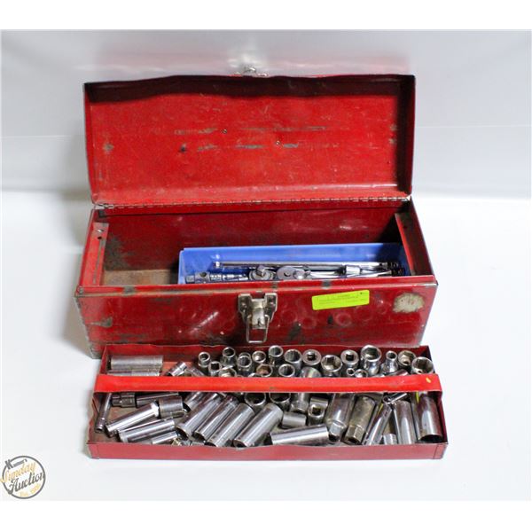 TOOLBOX WITH SOCKETS & WRENCHES