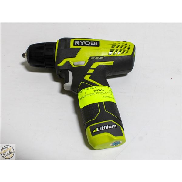 RYOBI HP108L 3/8 DRILL TOOL