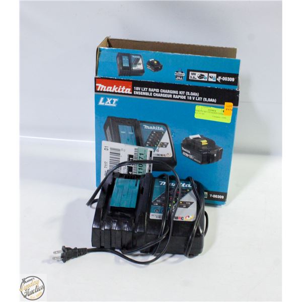 MAKITA 18V CHARGER (CHARGER ONLY - NO BATTERY)