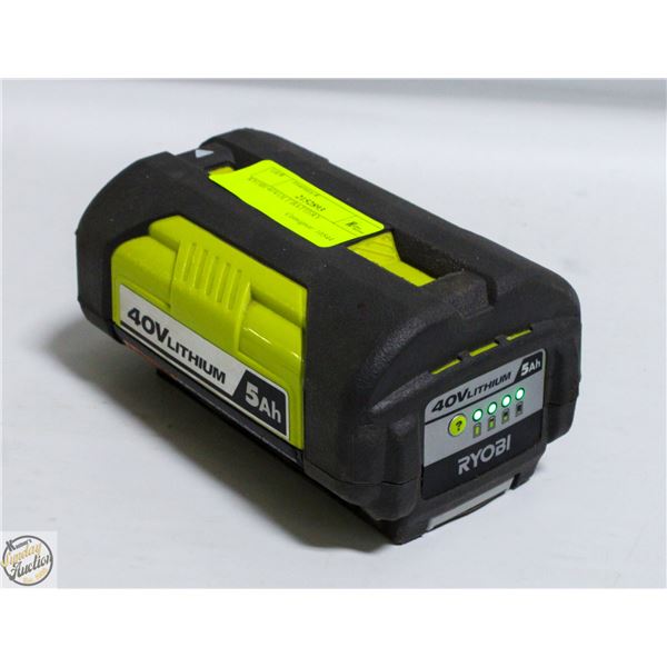 RYOBI 40VOLT BATTERY