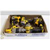 Image 1 : FLAT WITH 3 DEWALT CORDLESS DRILLS AND BATTERIES