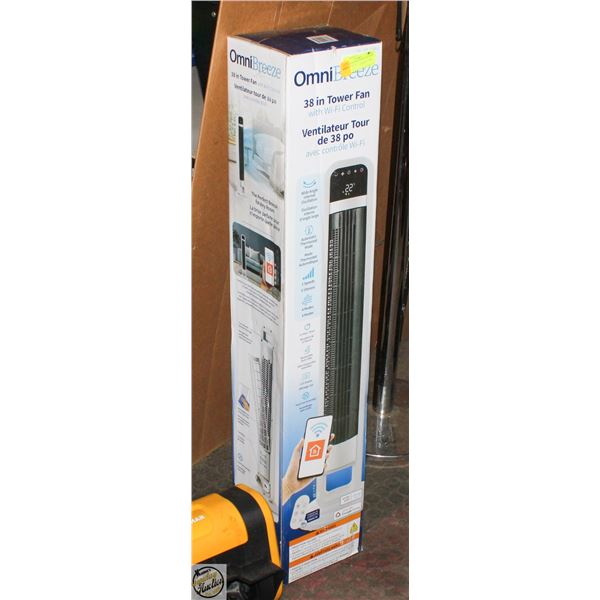 OMNI BREEZE 38" TOWER FAN WITH WIFI CONNECT