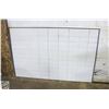 Image 1 : ULINE 4FT BY 6FT WHITEBOARD.