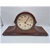 Image 1 : Deco Wooden Mantle Clock (No Key, With Pendulum)