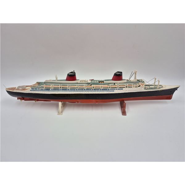 Vintage France Model Ship