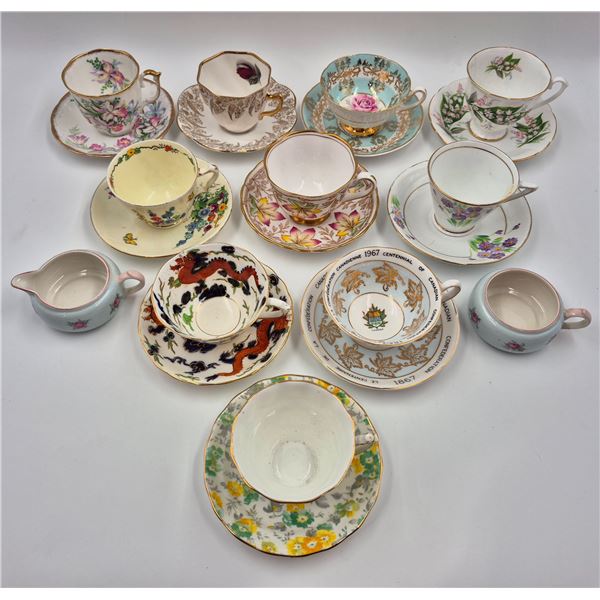 Vintage Teacups & Saucers : Nelson Ware, Windsor, Royal Grafton, & More