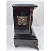 Image 2 : Antique Waterbury Mantle Clock With Pendulum & Key