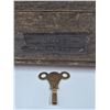 Image 3 : Antique Waterbury Mantle Clock With Pendulum & Key