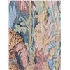Image 2 : Custom Framed Needlepoint Art Work "Villagers At Harvest" Scene