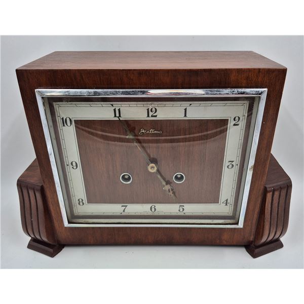 Deco Bentimo Mantle Clock With Key & Pendulum