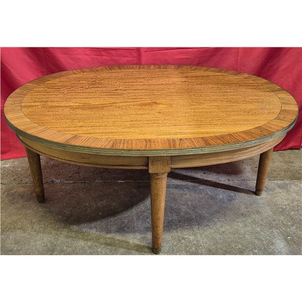 Vintage Wooden Inlay Coffee Table