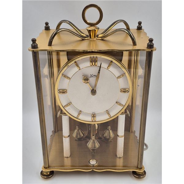 Vintage Konrad Mauch German Made Desk Clock With Key