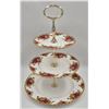 Image 1 : Vintage Royal Albert Old Country Roses 3x Tier Cake Plate