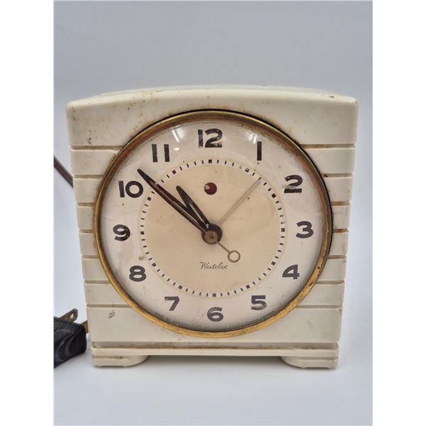 Vintage Westclox Electric Table Clock